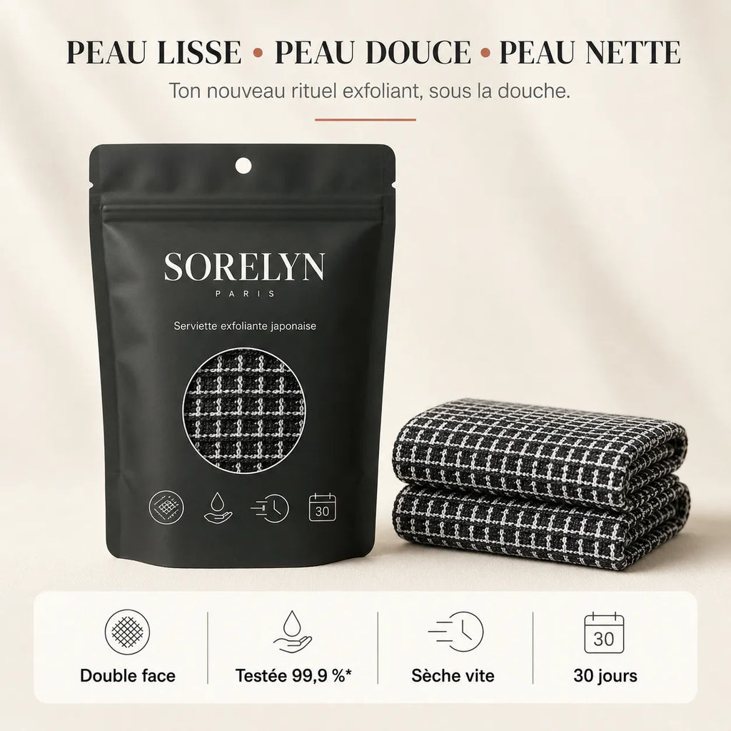 Sorelyn Paris — Serviette Exfoliante Japonaise