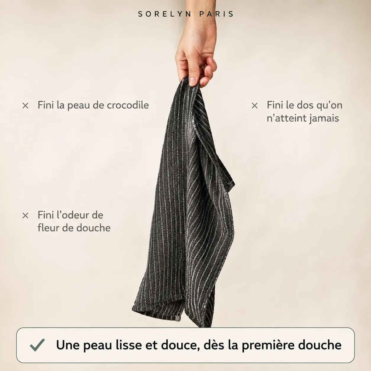 Sorelyn Paris — Serviette Exfoliante Japonaise