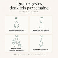 Sorelyn Paris — Serviette Exfoliante Japonaise