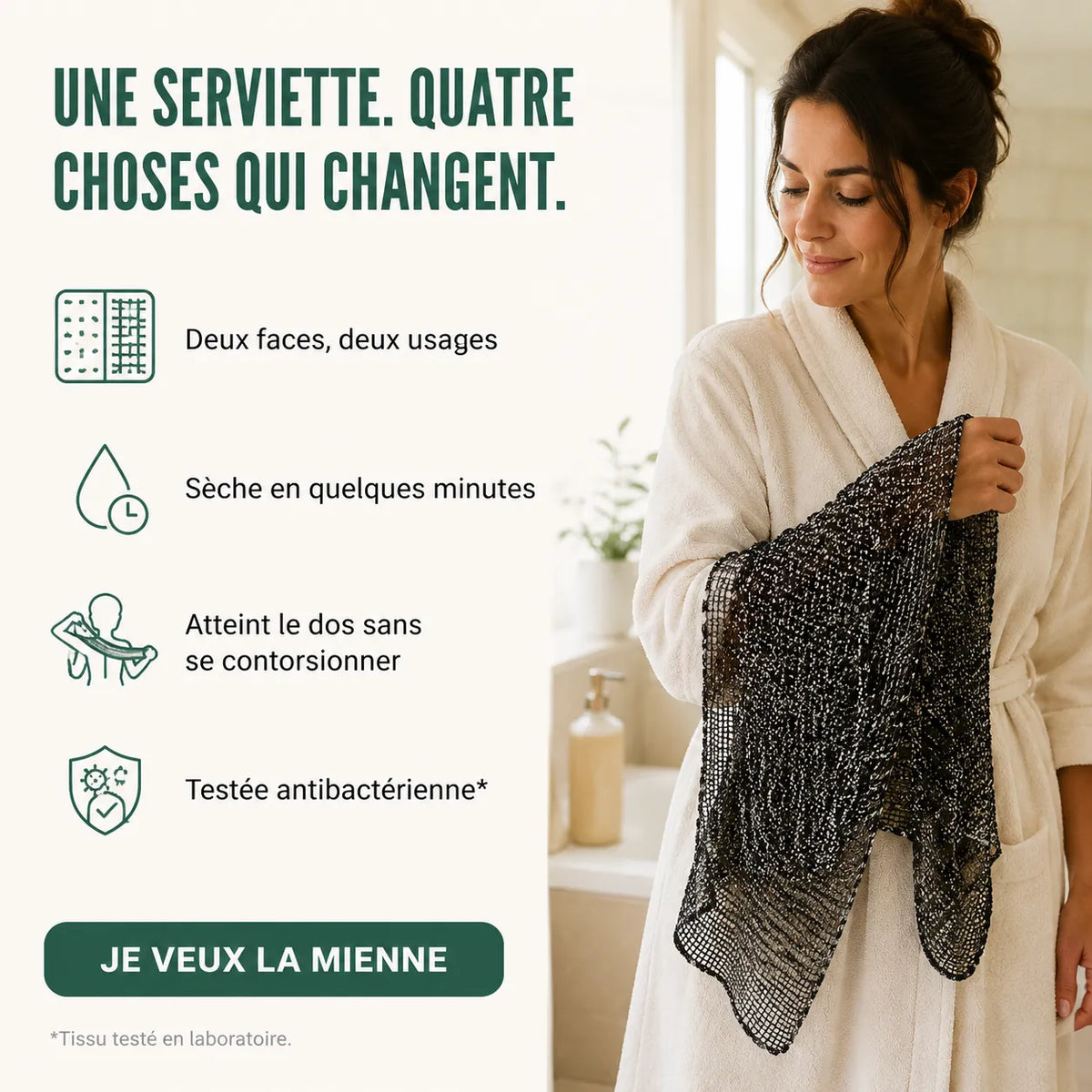 Sorelyn Paris — Serviette Exfoliante Japonaise